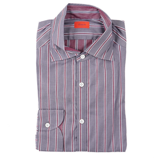 Isaia Tailored-Fit 'Mix' Cotton Shirt - Top Shelf Apparel