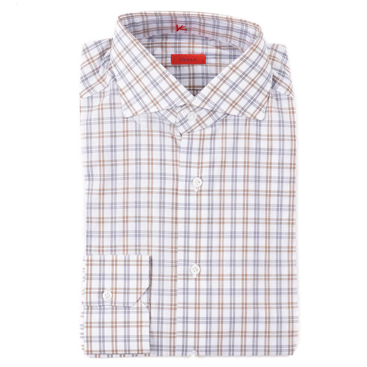 Isaia Tailored-Fit 'Mix' Cotton Shirt - Top Shelf Apparel