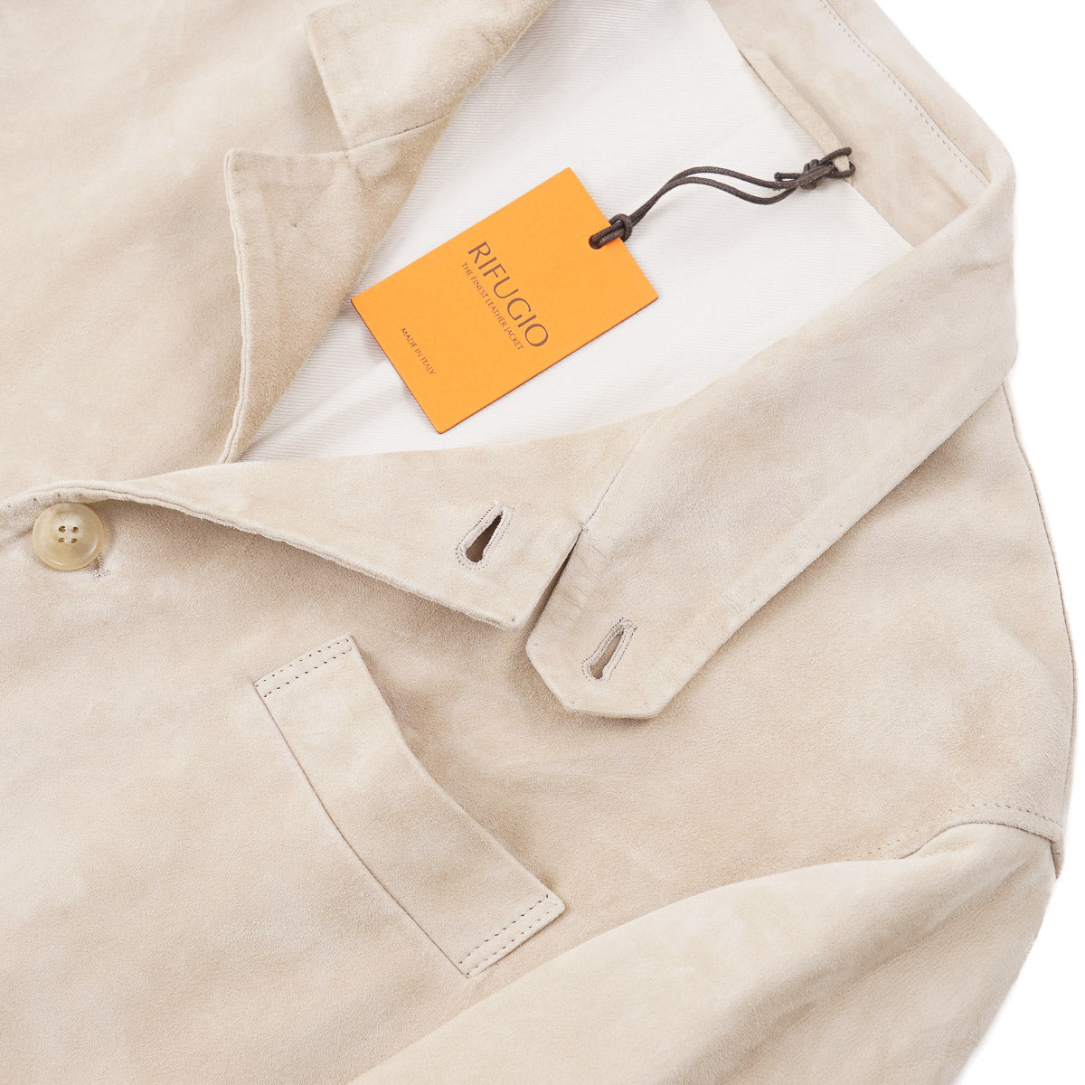 Rifugio Lambskin Suede Blazer-Jacket