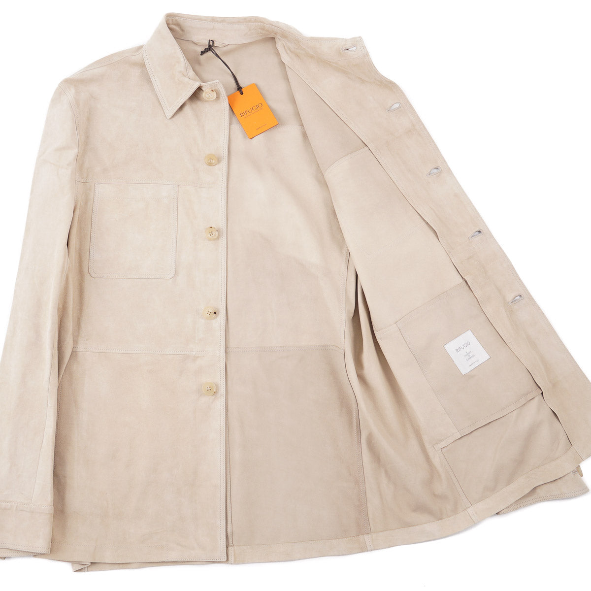 Rifugio Unlined Nappa Suede Overshirt - Top Shelf Apparel