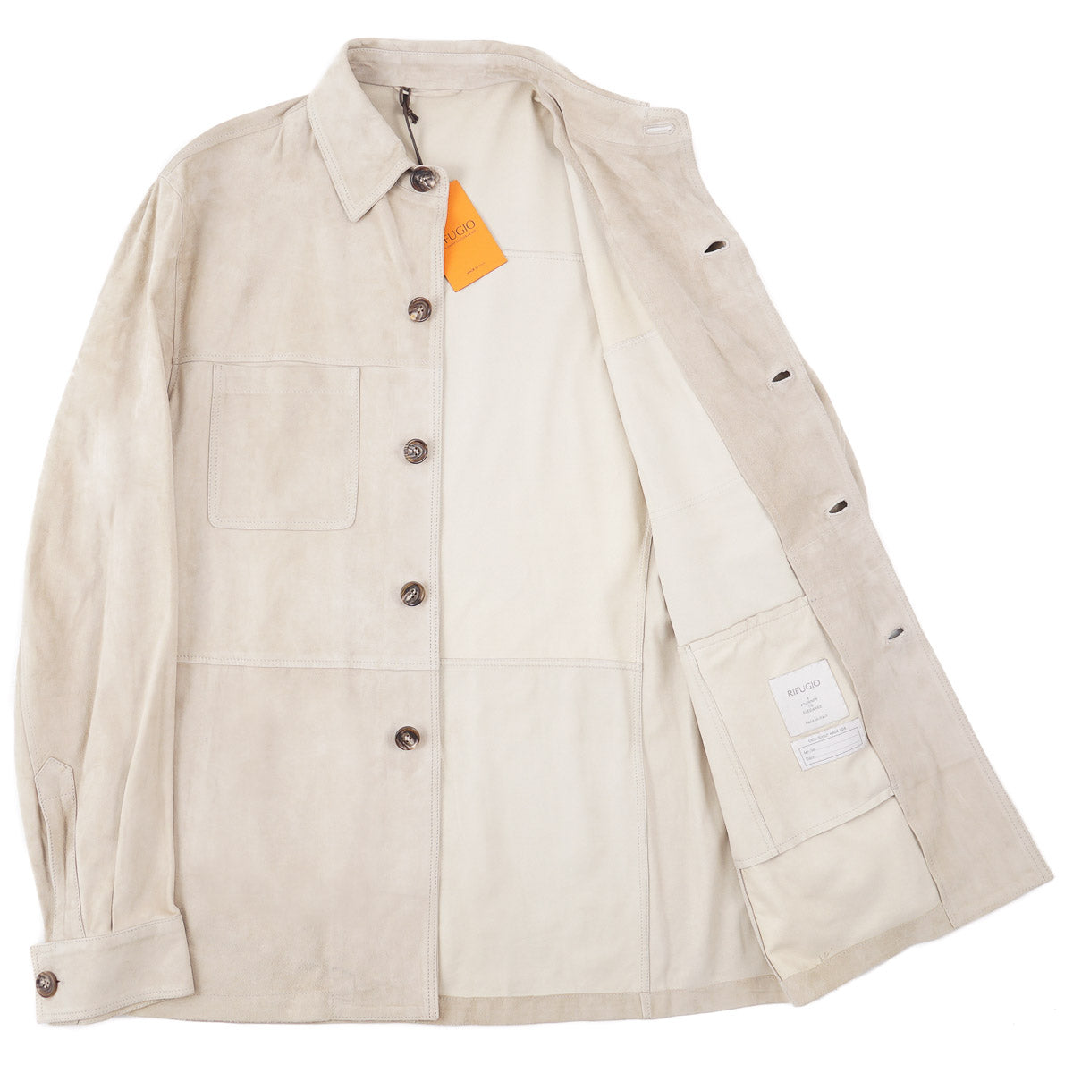 Rifugio Unlined Nappa Suede Overshirt