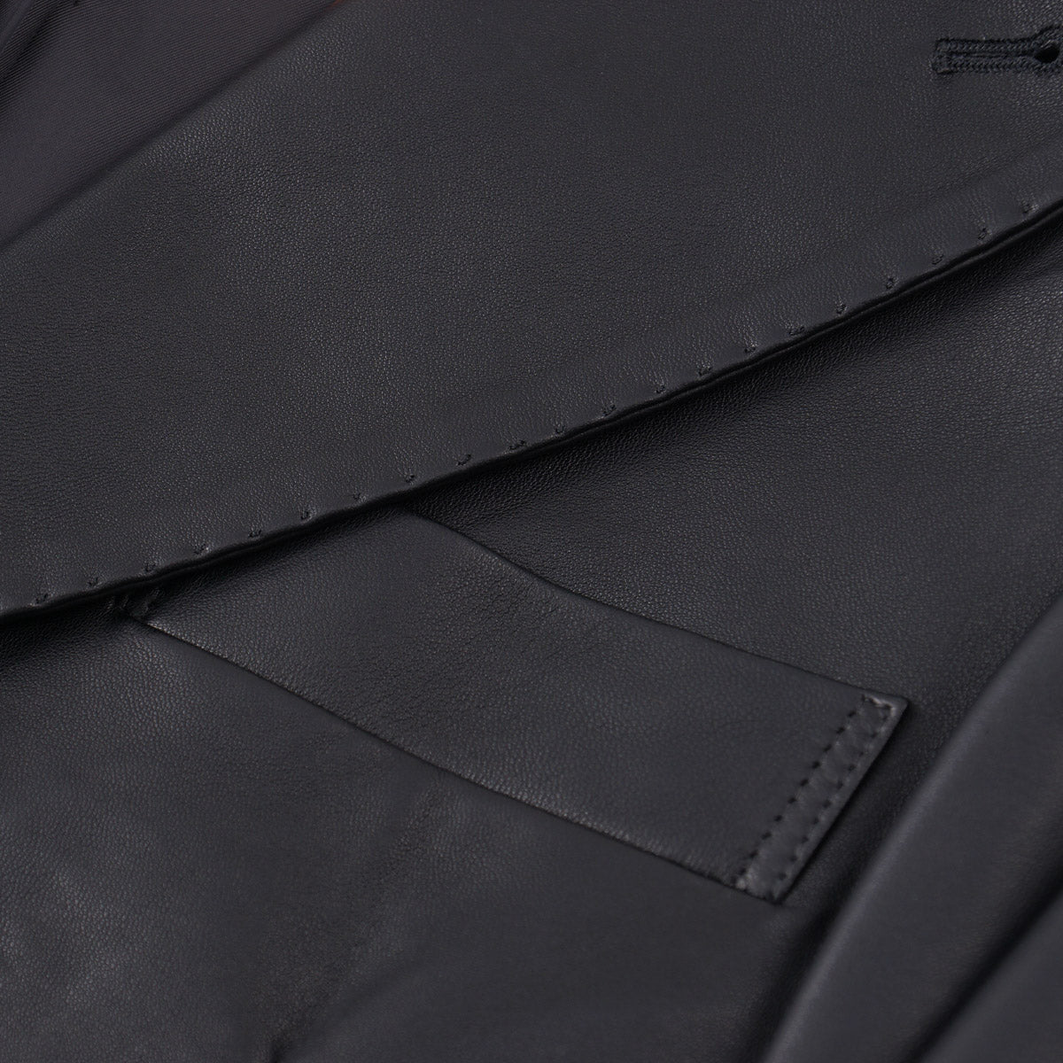 Rifugio Peak Lapel Leather Blazer