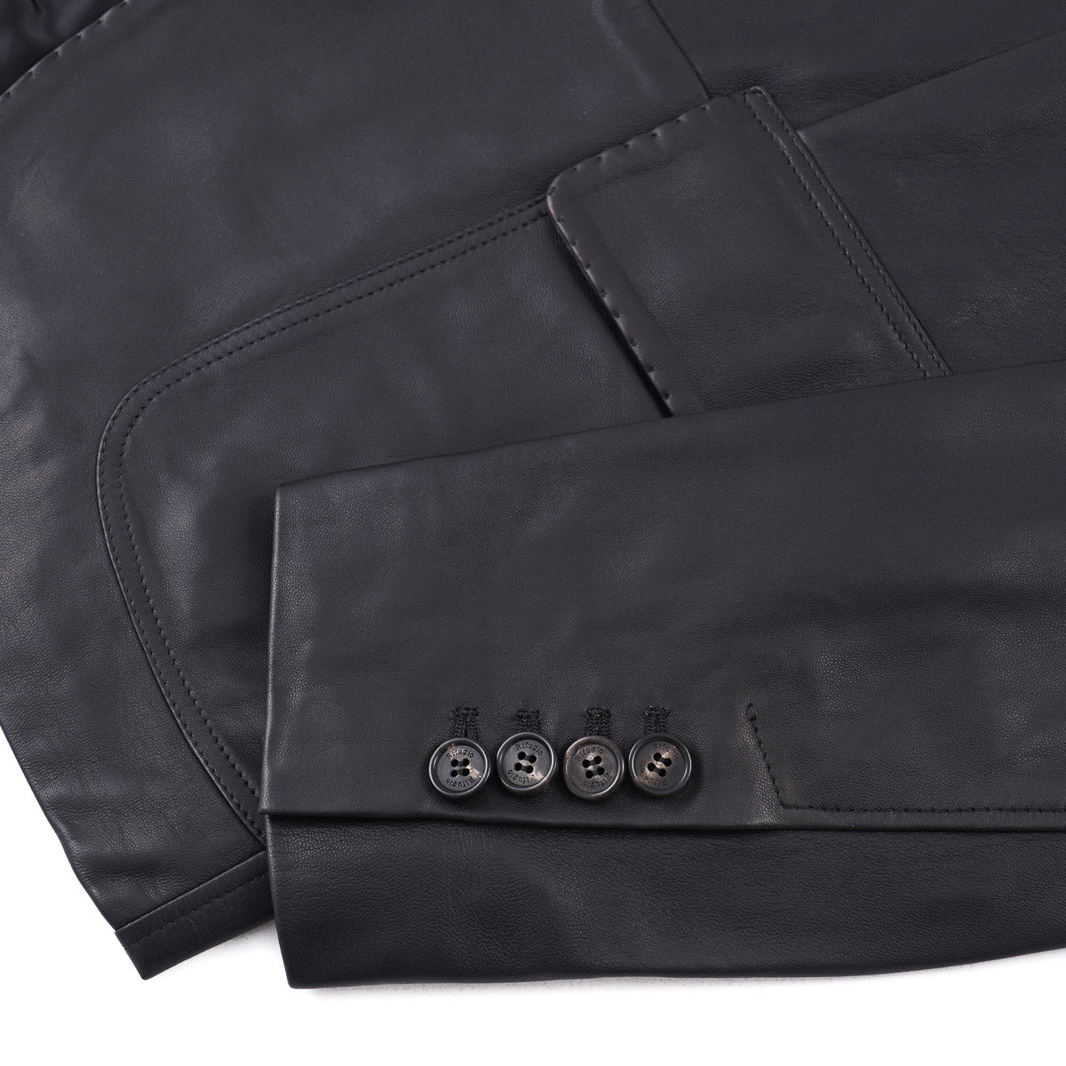 Rifugio Slim-Fit Leather Blazer