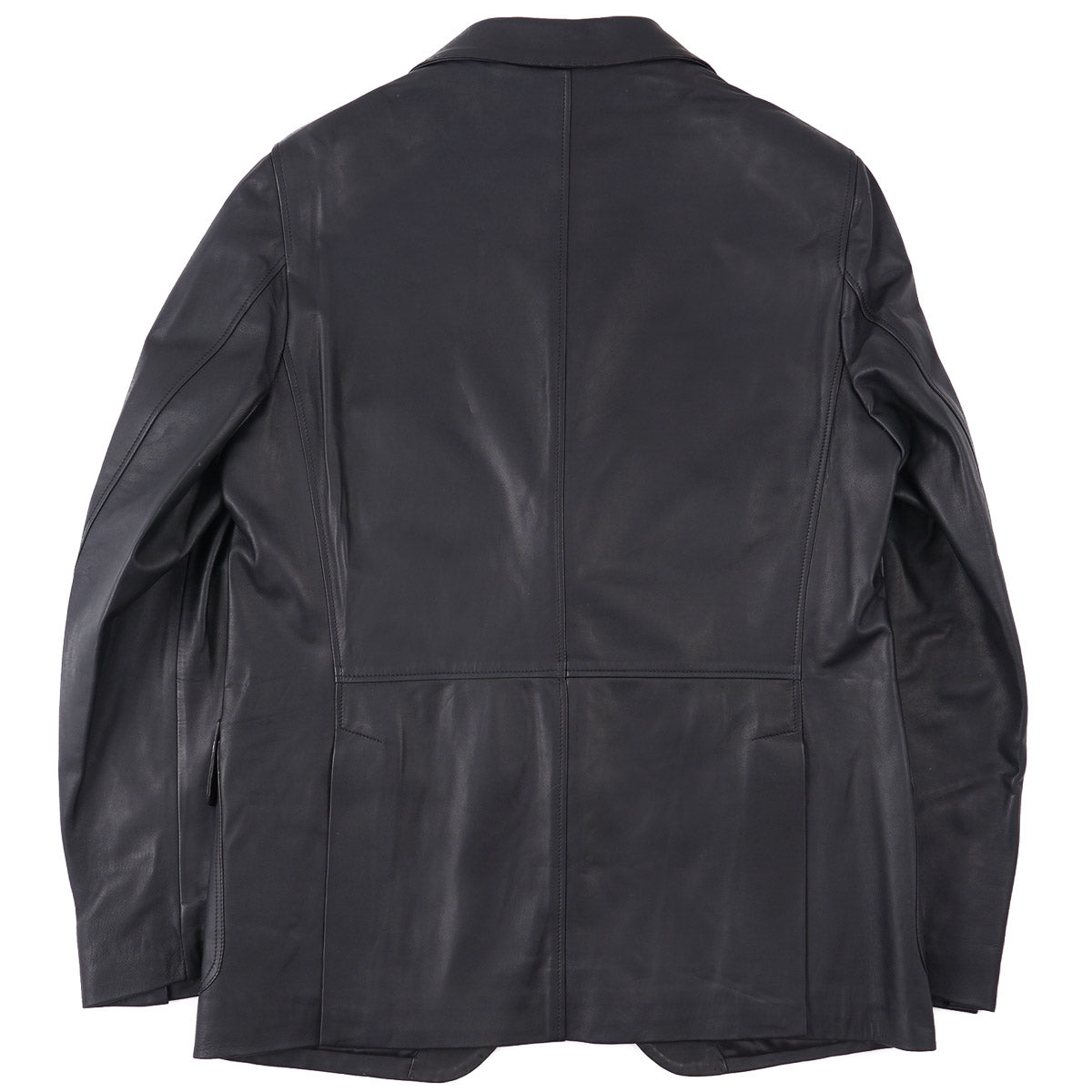 Rifugio Peak Lapel Leather Blazer