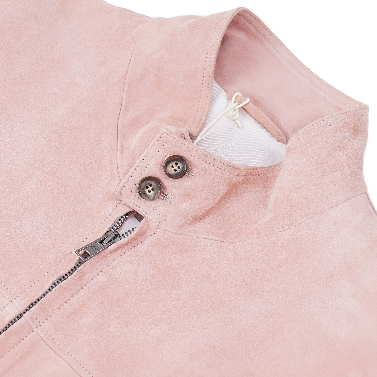 Rifugio Pink Suede Bomber Jacket