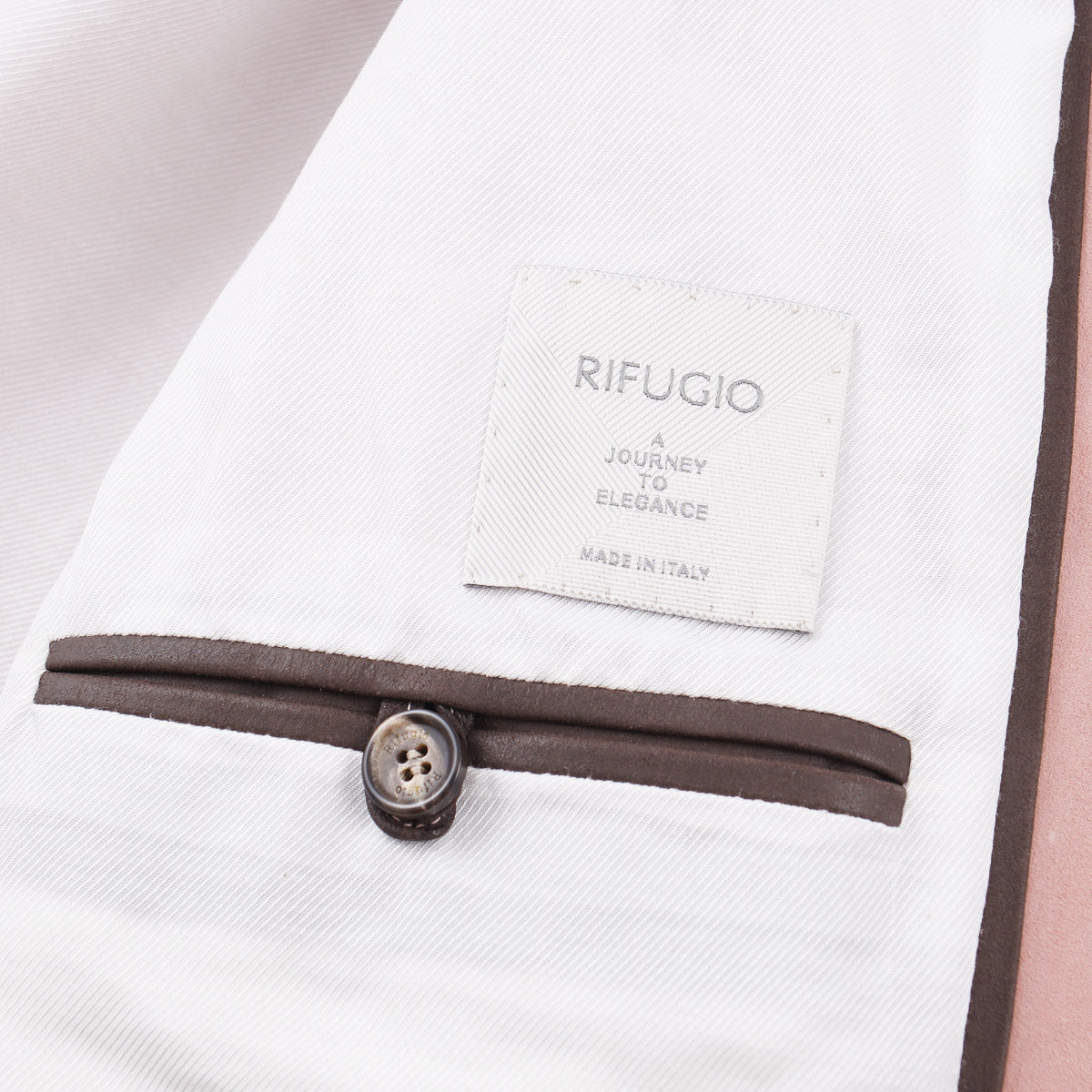 Rifugio Pink Suede Bomber Jacket