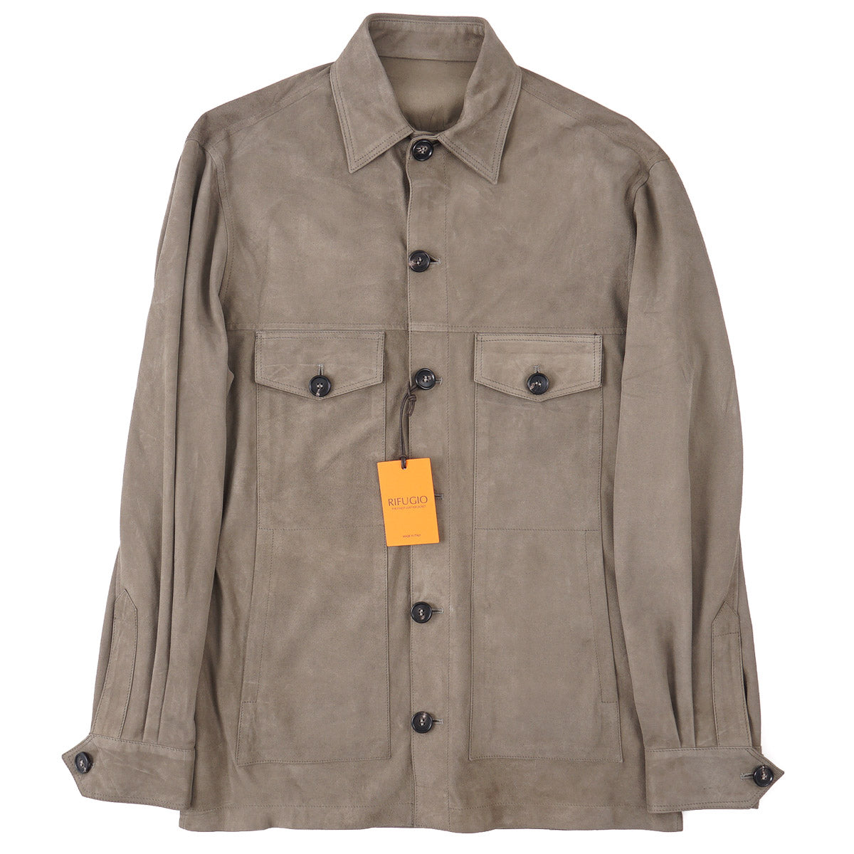Rifugio Unlined Nappa Suede Overshirt