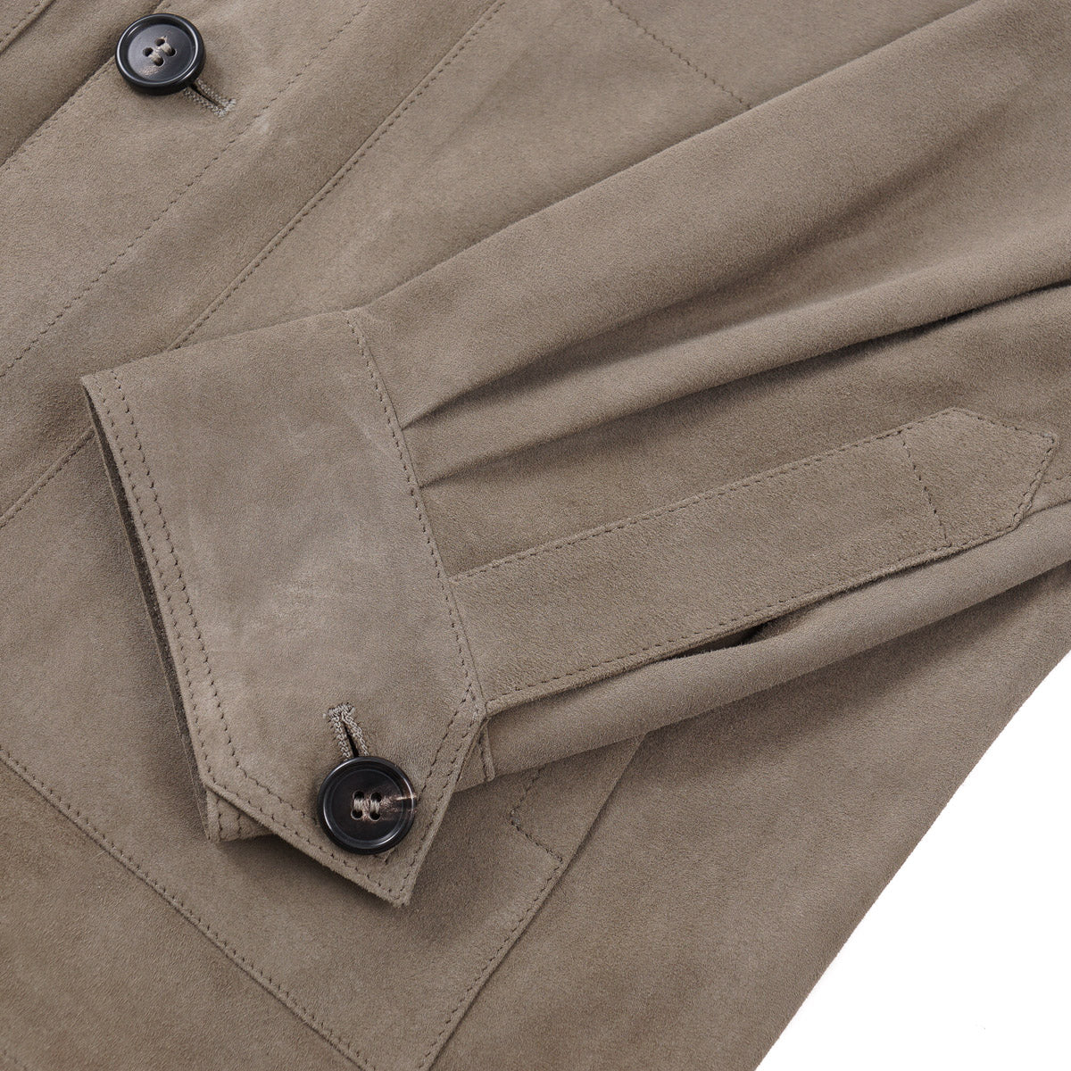 Rifugio Unlined Nappa Suede Overshirt