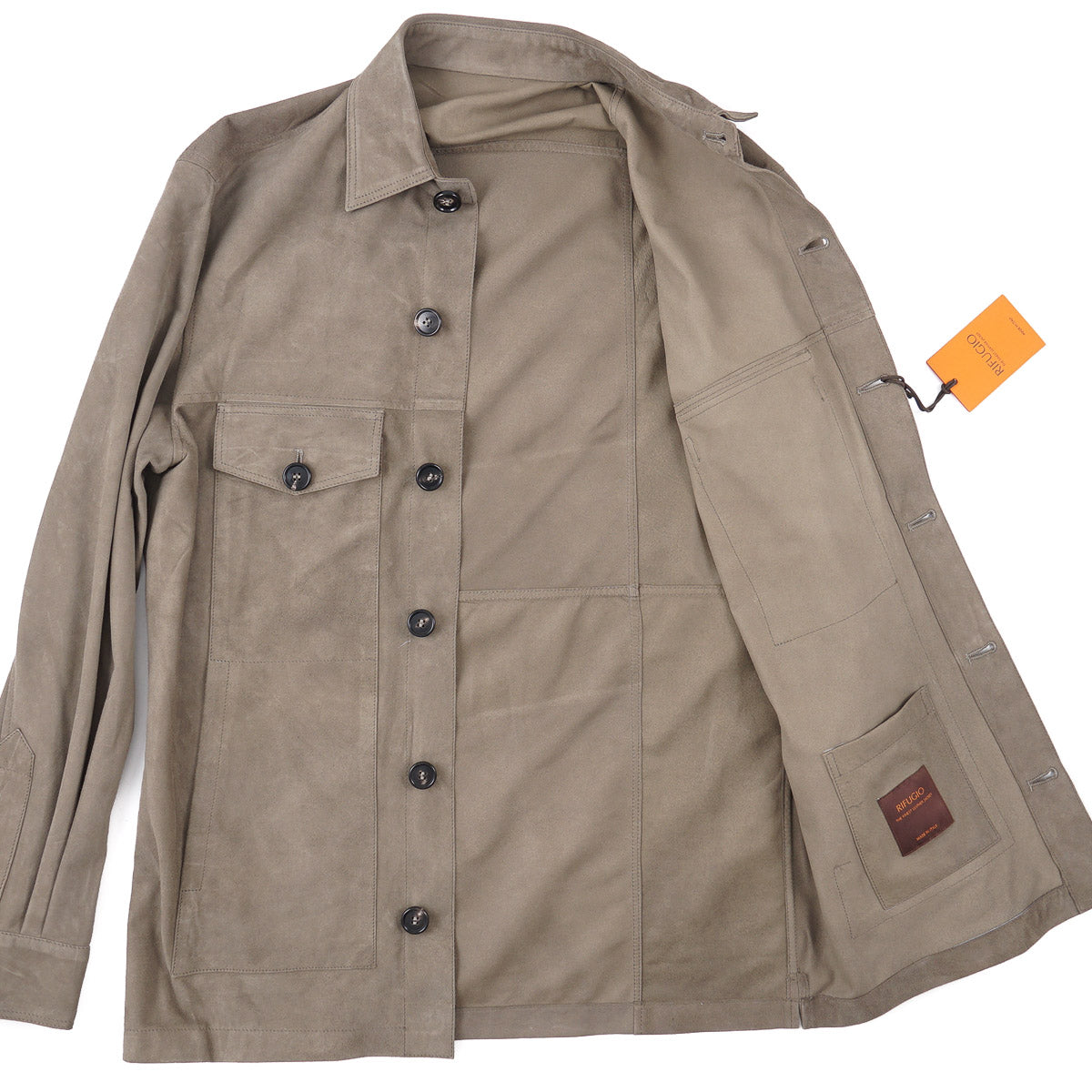 Rifugio Unlined Nappa Suede Overshirt