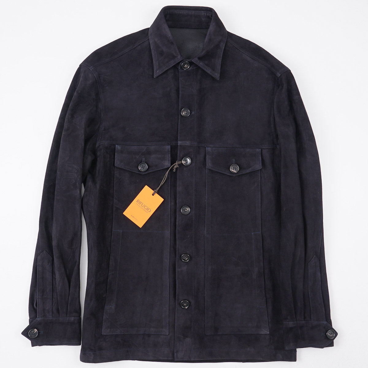 Rifugio Unlined Nappa Suede Overshirt