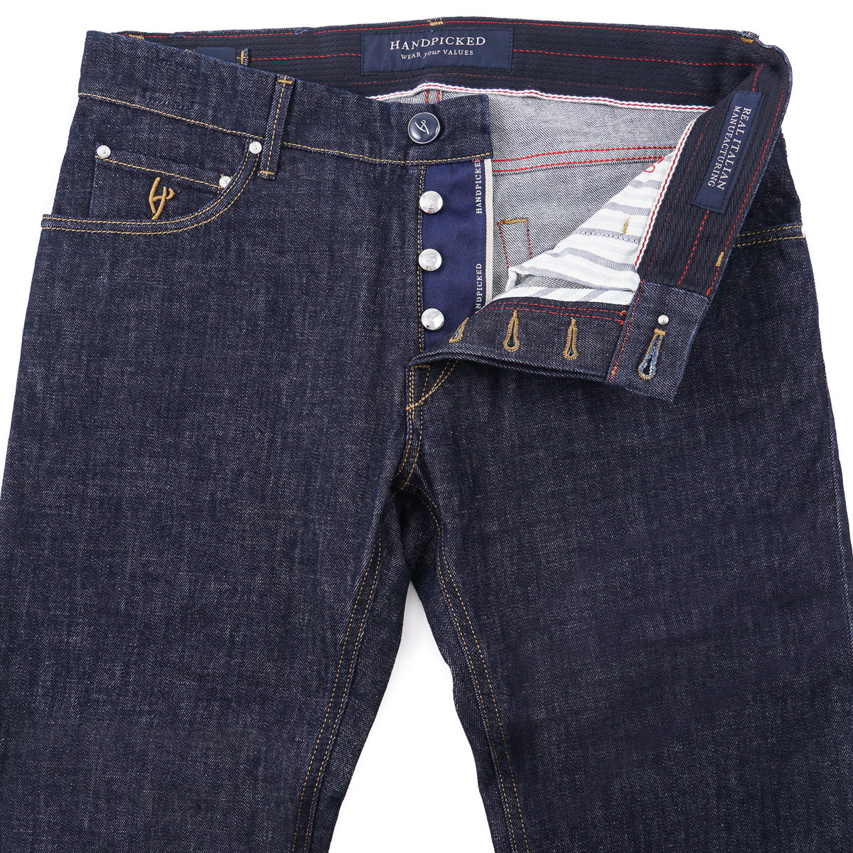 Handpicked 'Orvieto' Slim-Fit Denim Jeans - Top Shelf Apparel