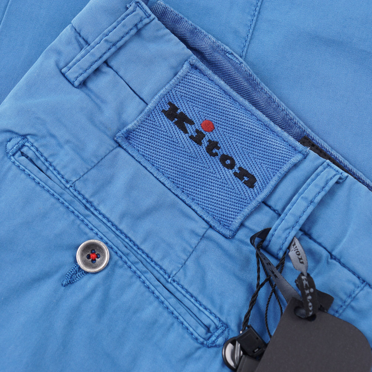 Kiton Washed Cotton Chino Pants