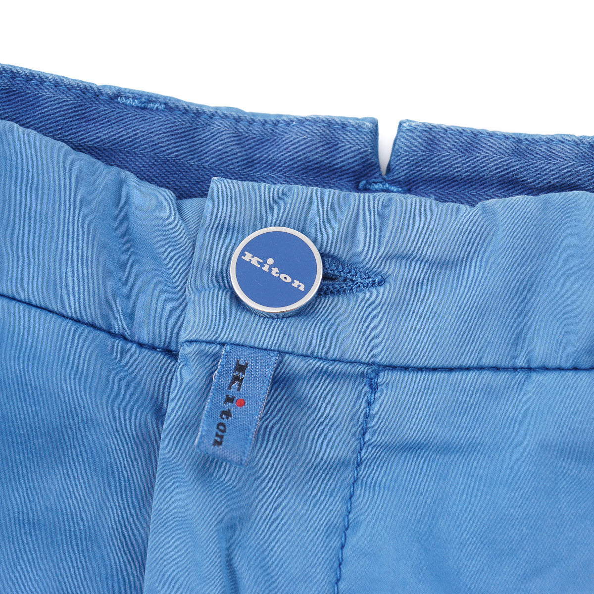 Kiton Washed Cotton Chino Pants