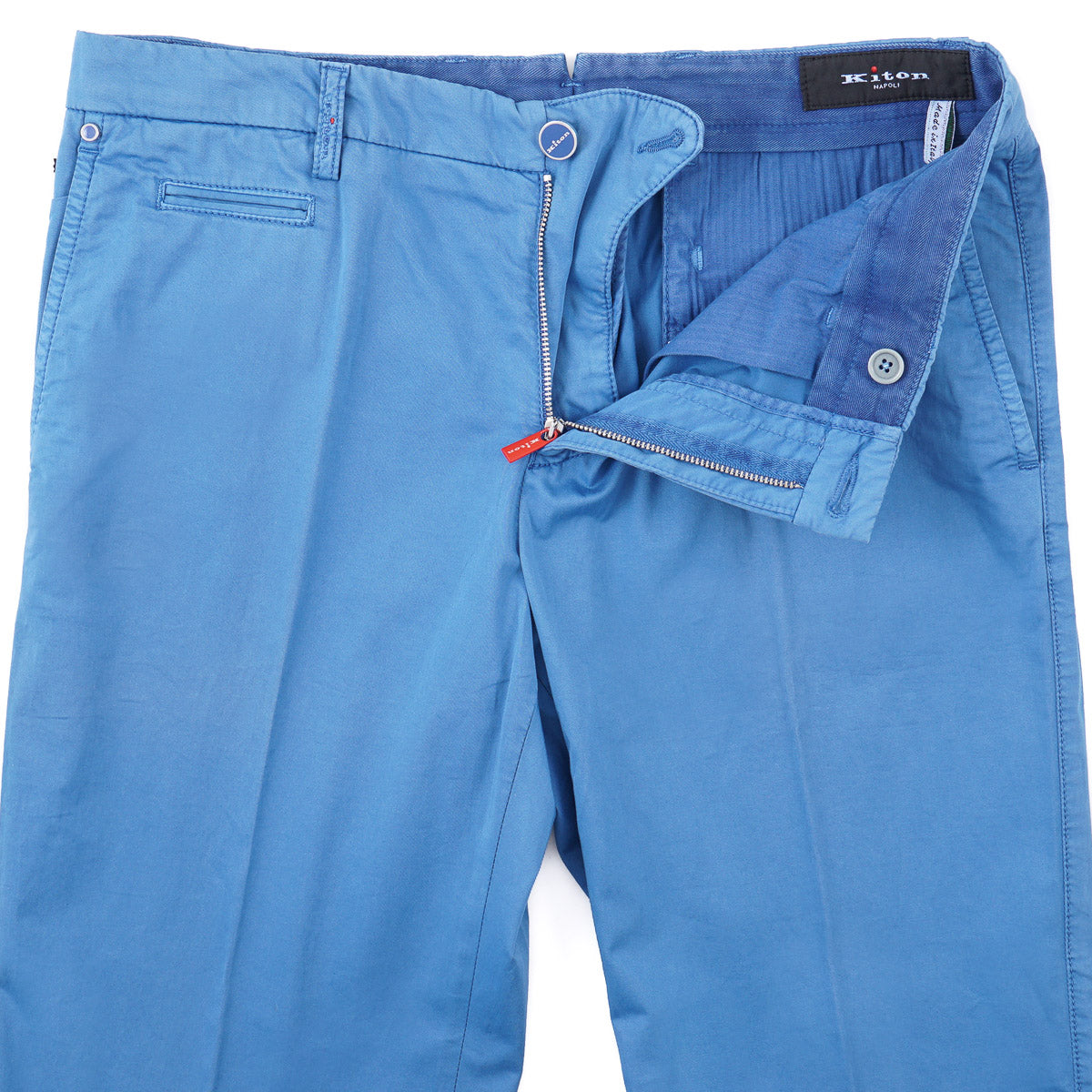 Kiton Washed Cotton Chino Pants