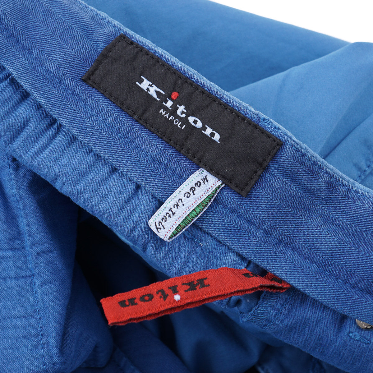 Kiton Washed Cotton Chino Pants