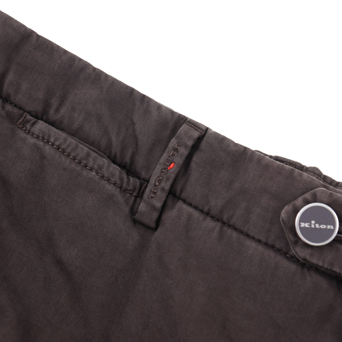 Kiton Washed Cotton Chino Pants