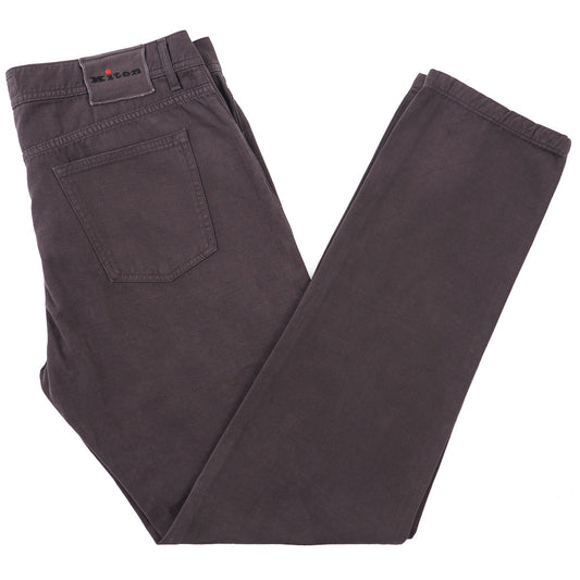 Kiton Cotton-Cashmere Twill Jeans