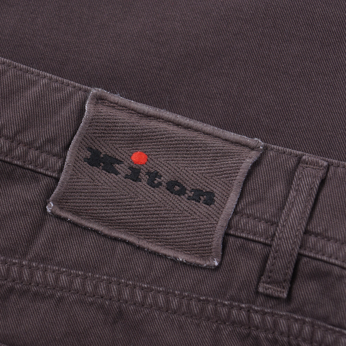 Kiton Cotton-Cashmere Twill Jeans