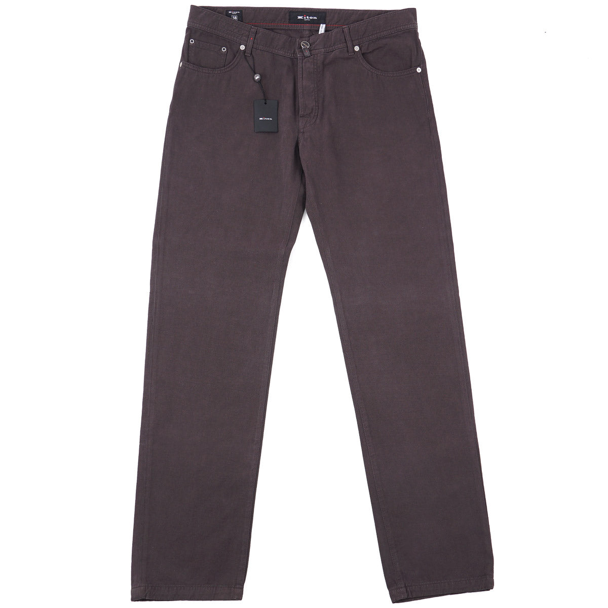 Kiton Cotton-Cashmere Twill Jeans