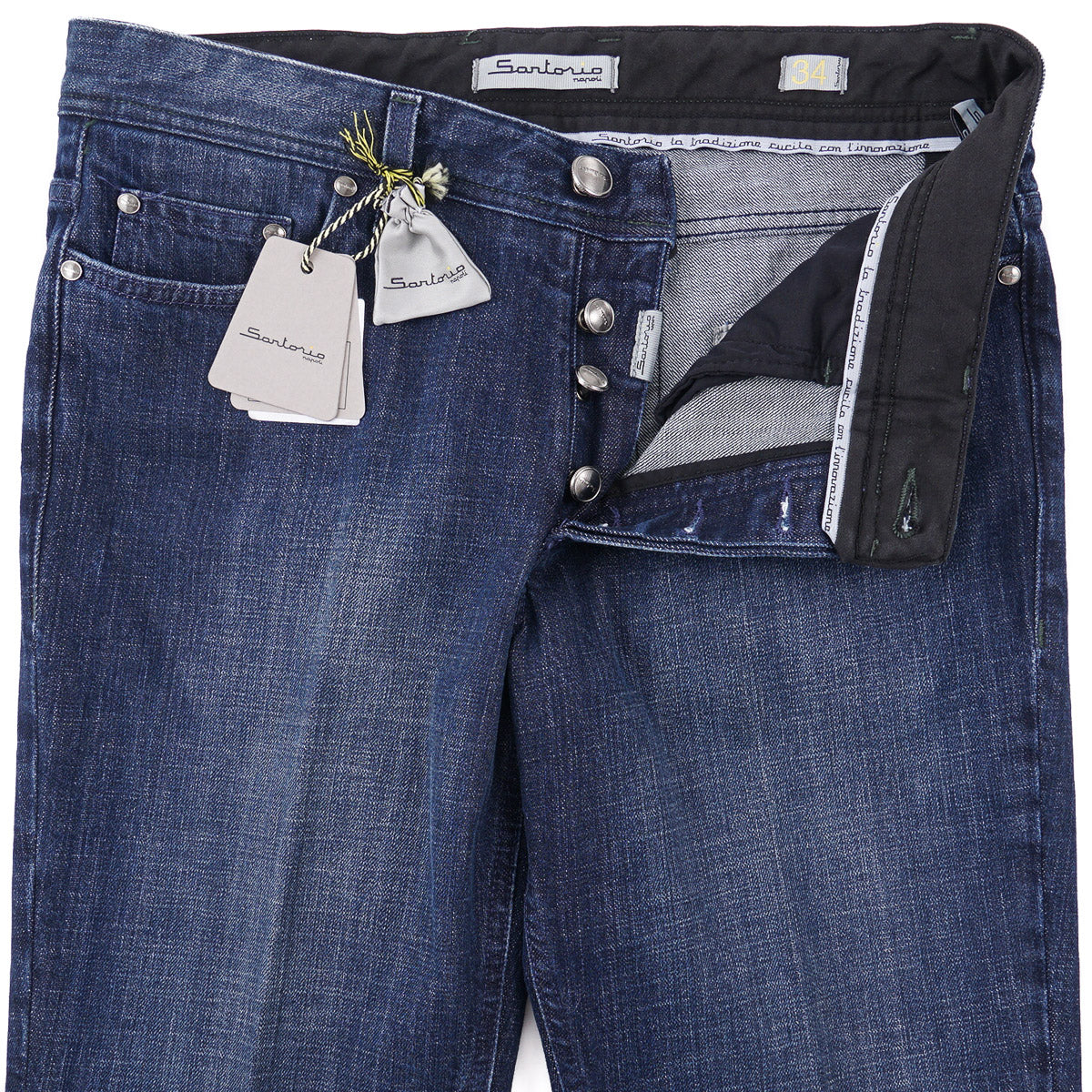 Sartorio Slim Straight Denim Jeans