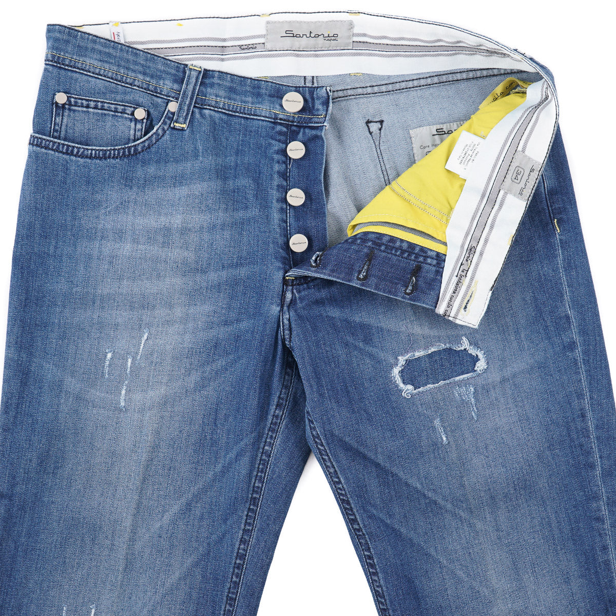 Sartorio Slim Straight Denim Jeans