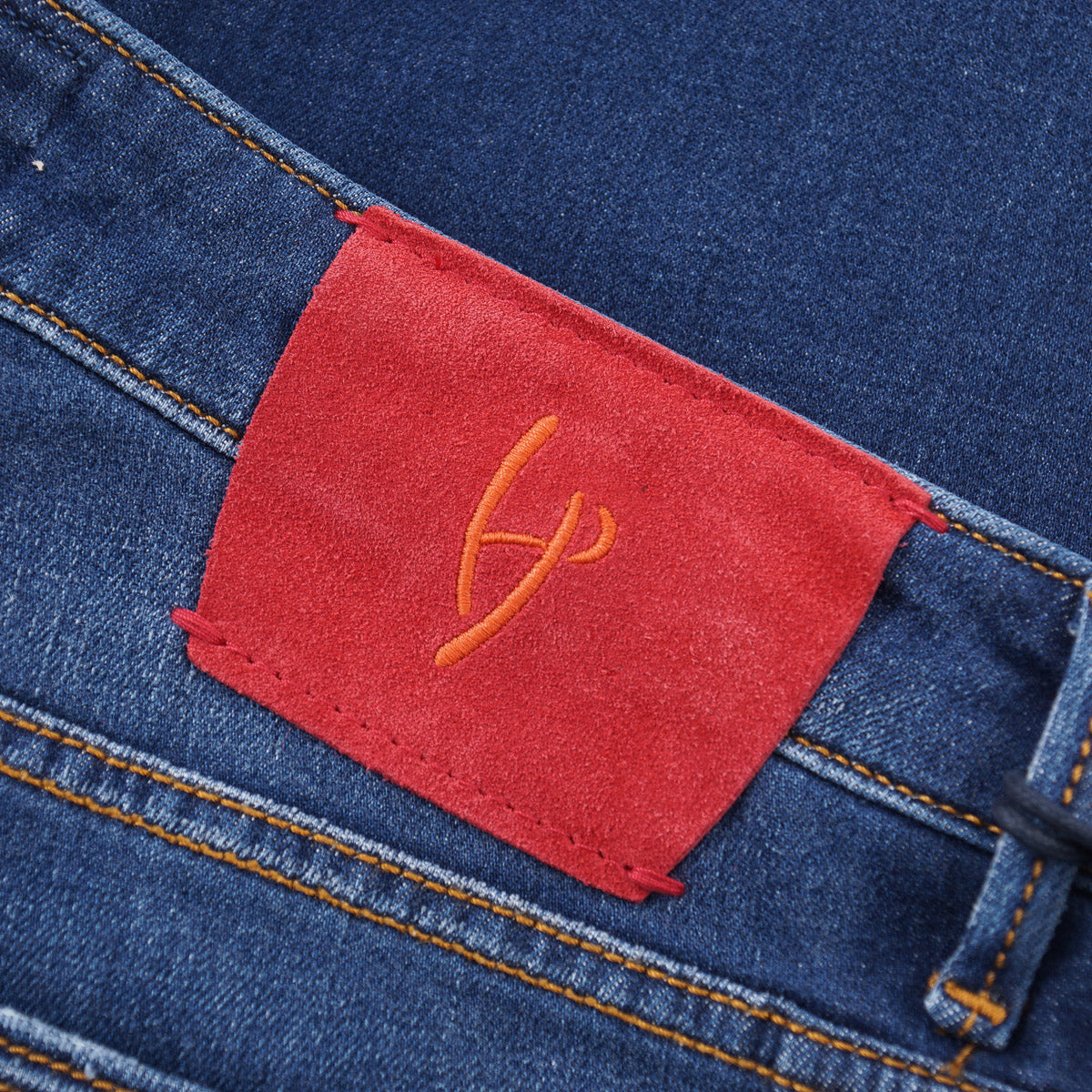 Handpicked 'Orvieto' Slim-Fit Denim Jeans