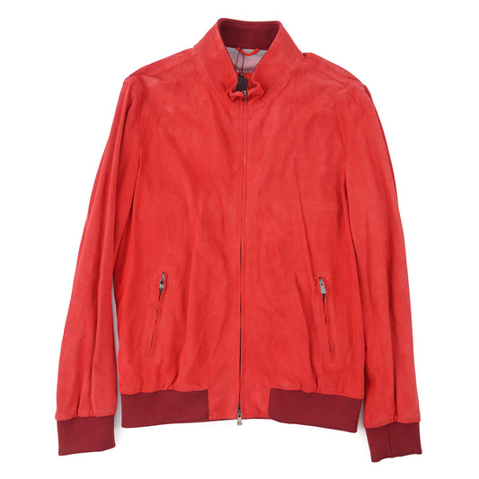 Isaia Perforated Lambskin Suede Jacket - Top Shelf Apparel