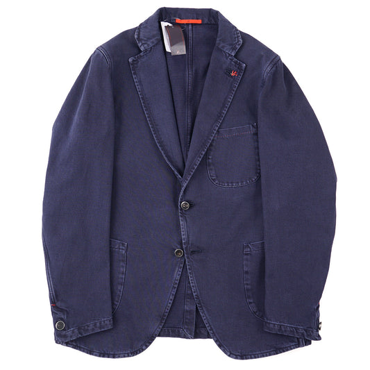 Isaia Garment-Dyed Denim Blazer - Top Shelf Apparel