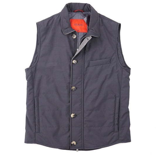 Isaia 150s Storm System Wool Vest - Top Shelf Apparel