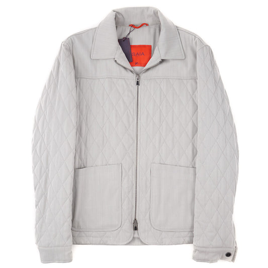 Isaia Quilted Wool-Blend Jacket - Top Shelf Apparel