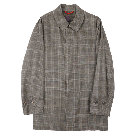 Isaia Lightweight Wool-Silk-Linen Overcoat - Top Shelf Apparel