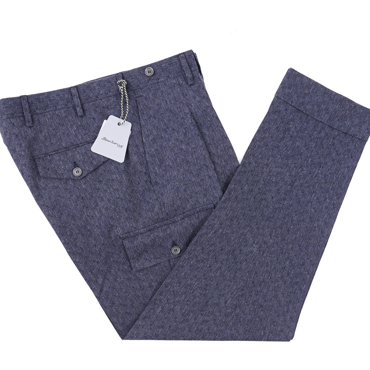Sartorio Wool-Cotton-Silk Pants - Top Shelf Apparel