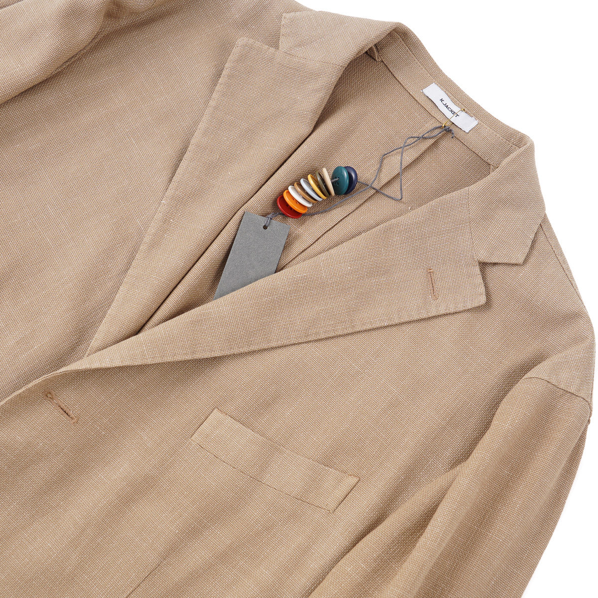 Boglioli Lightweight Wool-Silk-Linen 'K Jacket' - Top Shelf Apparel