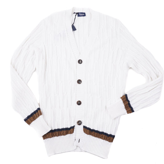 Drumohr Cable Knit Cardigan Sweater - Top Shelf Apparel