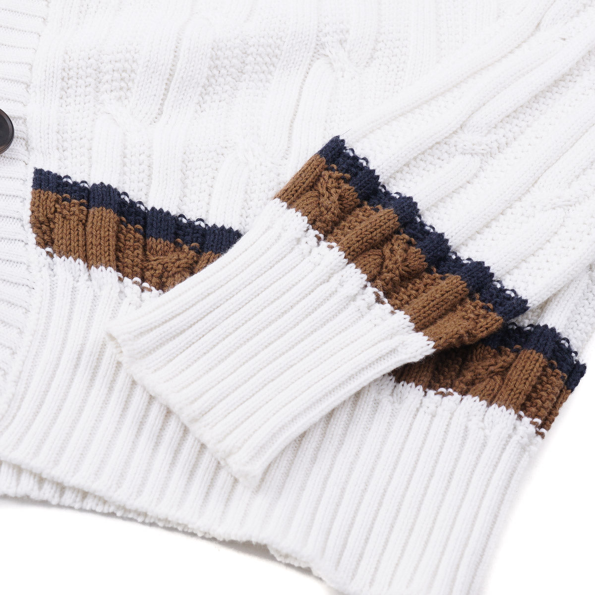Drumohr Cable Knit Cardigan Sweater - Top Shelf Apparel