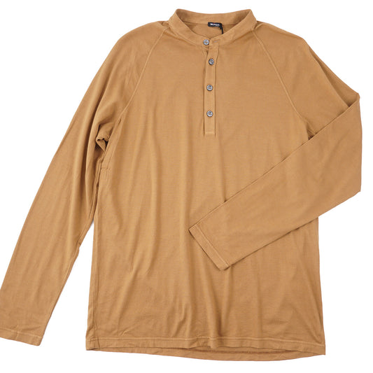 Kiton Cashmere-Cotton Henley Shirt