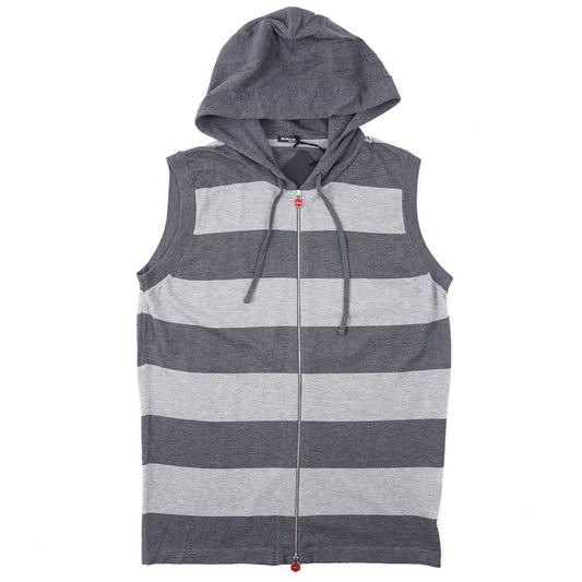 Kiton Full-Zip Sweater with Hood