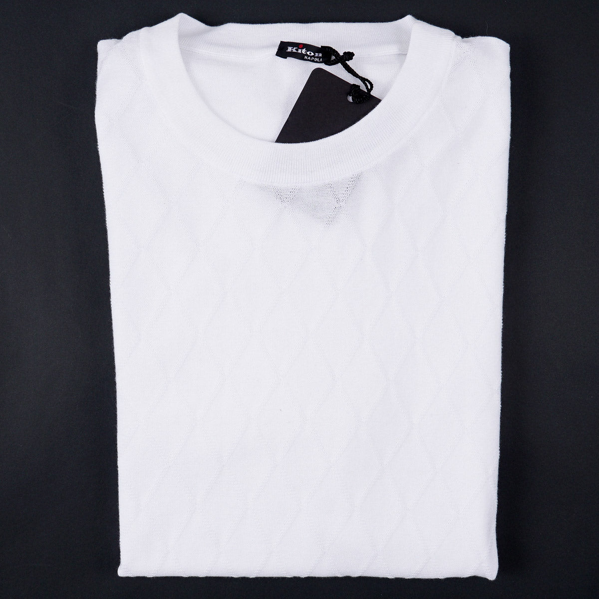 Kiton Short-Sleeve Knit Cotton Sweater - Top Shelf Apparel