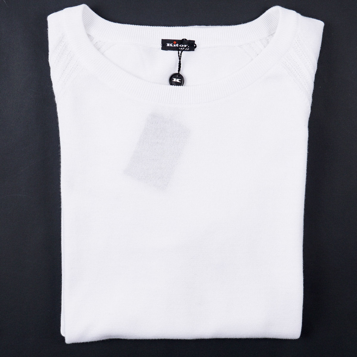 Kiton Short-Sleeve Knit Cotton Sweater - Top Shelf Apparel
