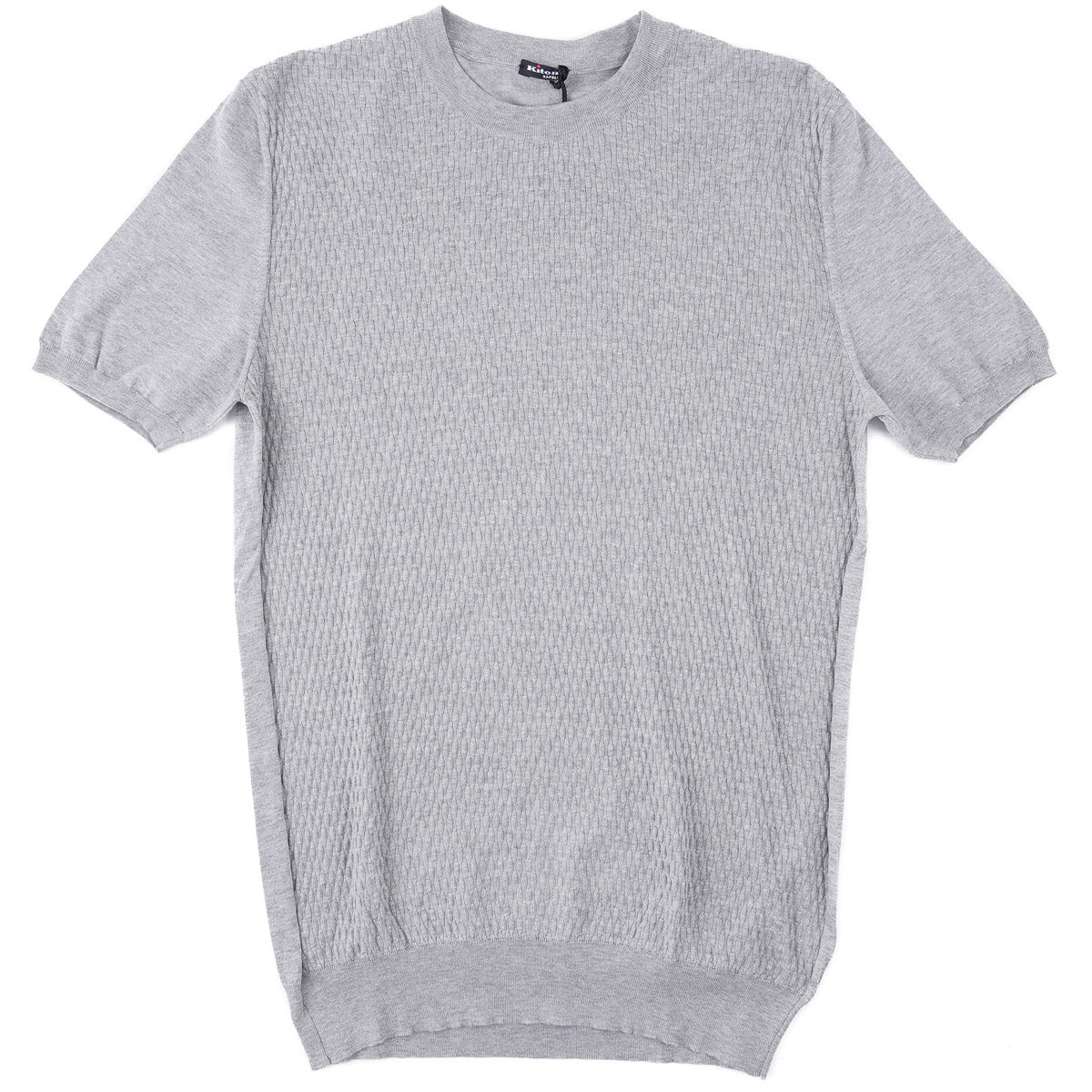 Kiton Short-Sleeve Knit Cotton Sweater - Top Shelf Apparel