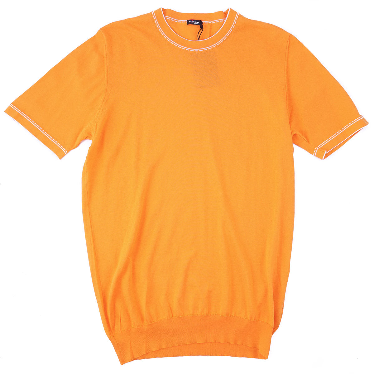 Kiton Short-Sleeve Knit Cotton Sweater - Top Shelf Apparel