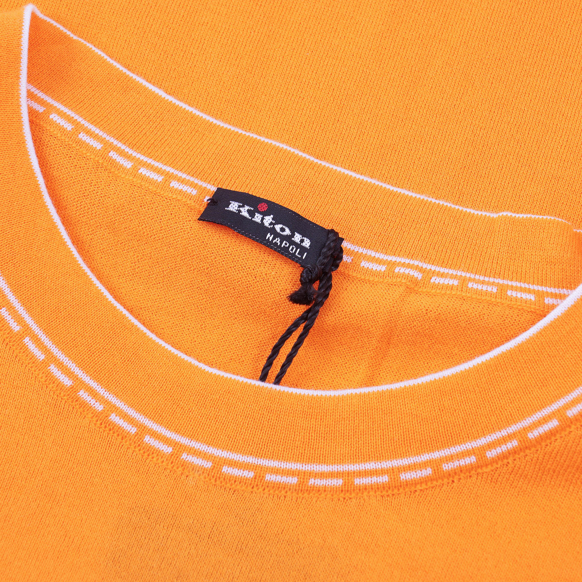 Kiton Short-Sleeve Knit Cotton Sweater - Top Shelf Apparel