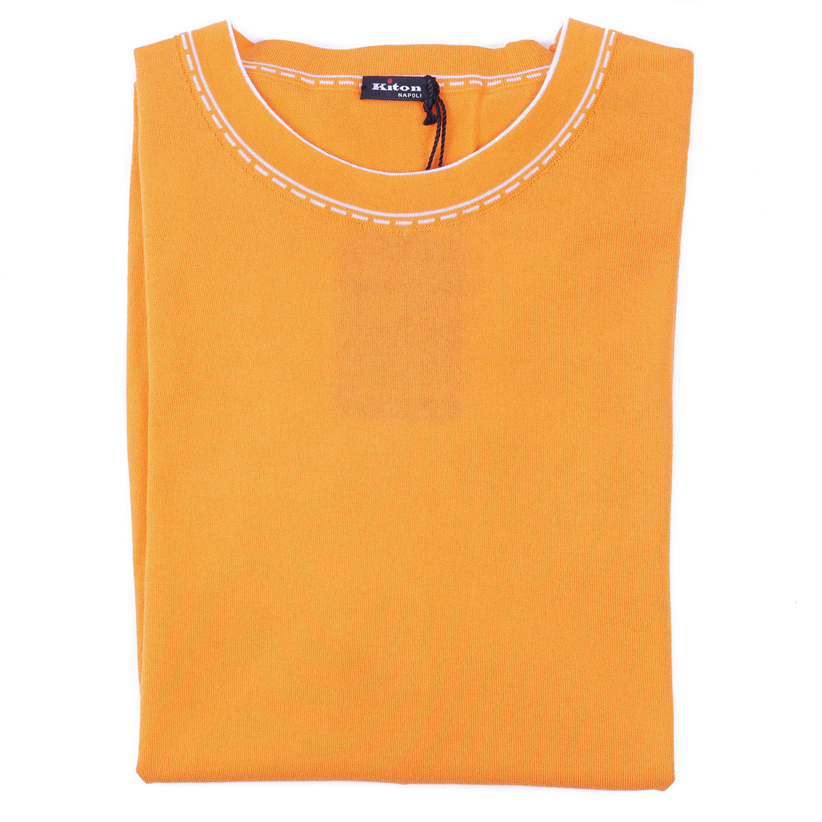 Kiton Short-Sleeve Knit Cotton Sweater - Top Shelf Apparel