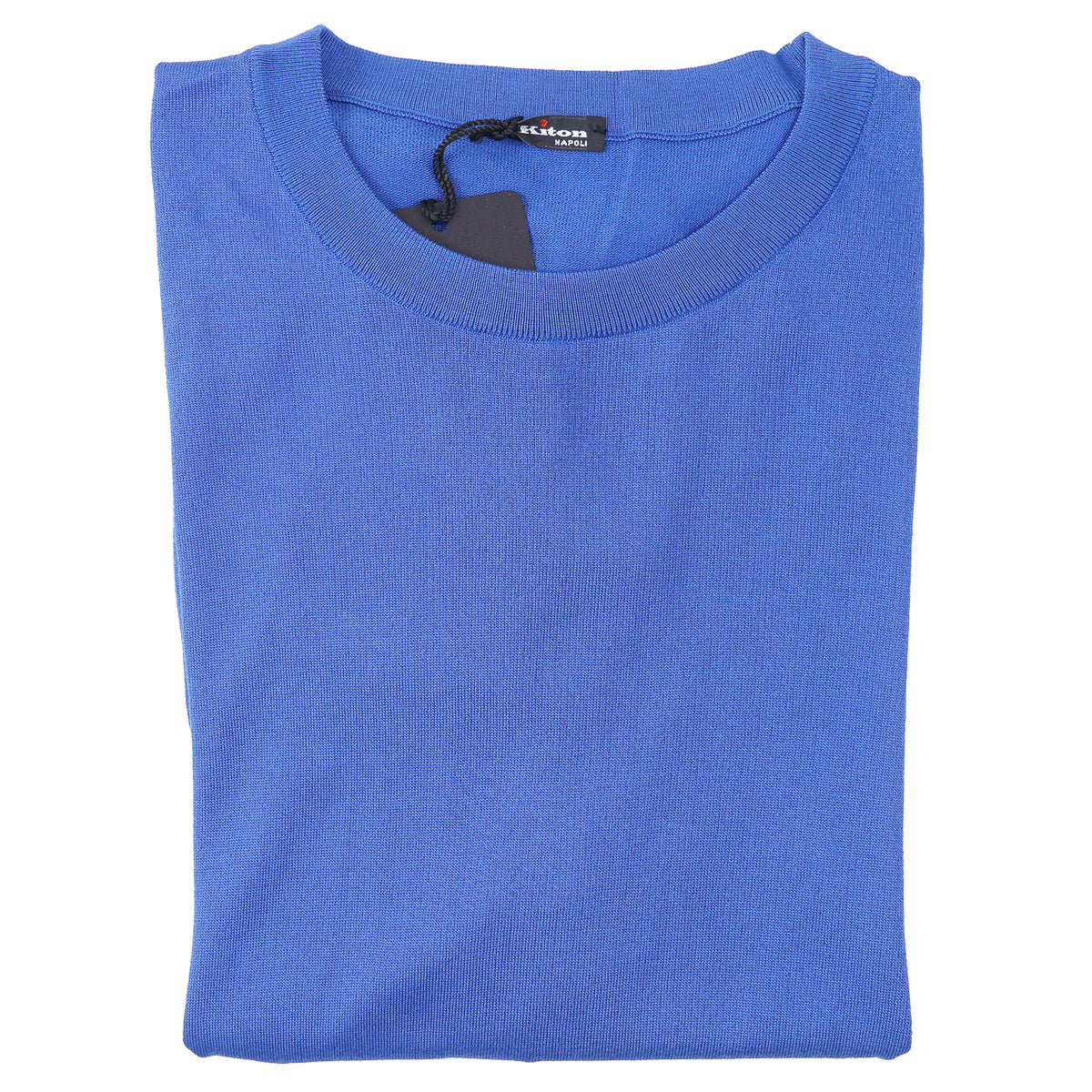 Kiton Short-Sleeve Knit Silk Sweater