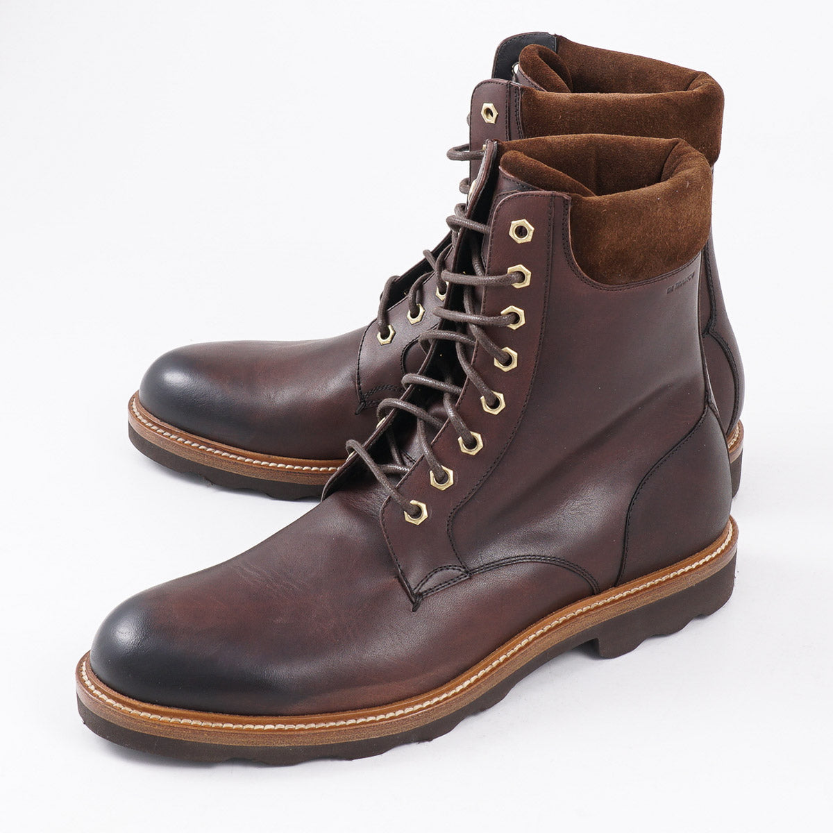 di Bianco 'Ormea Grizzly' Waxed Leather Boot - Top Shelf Apparel