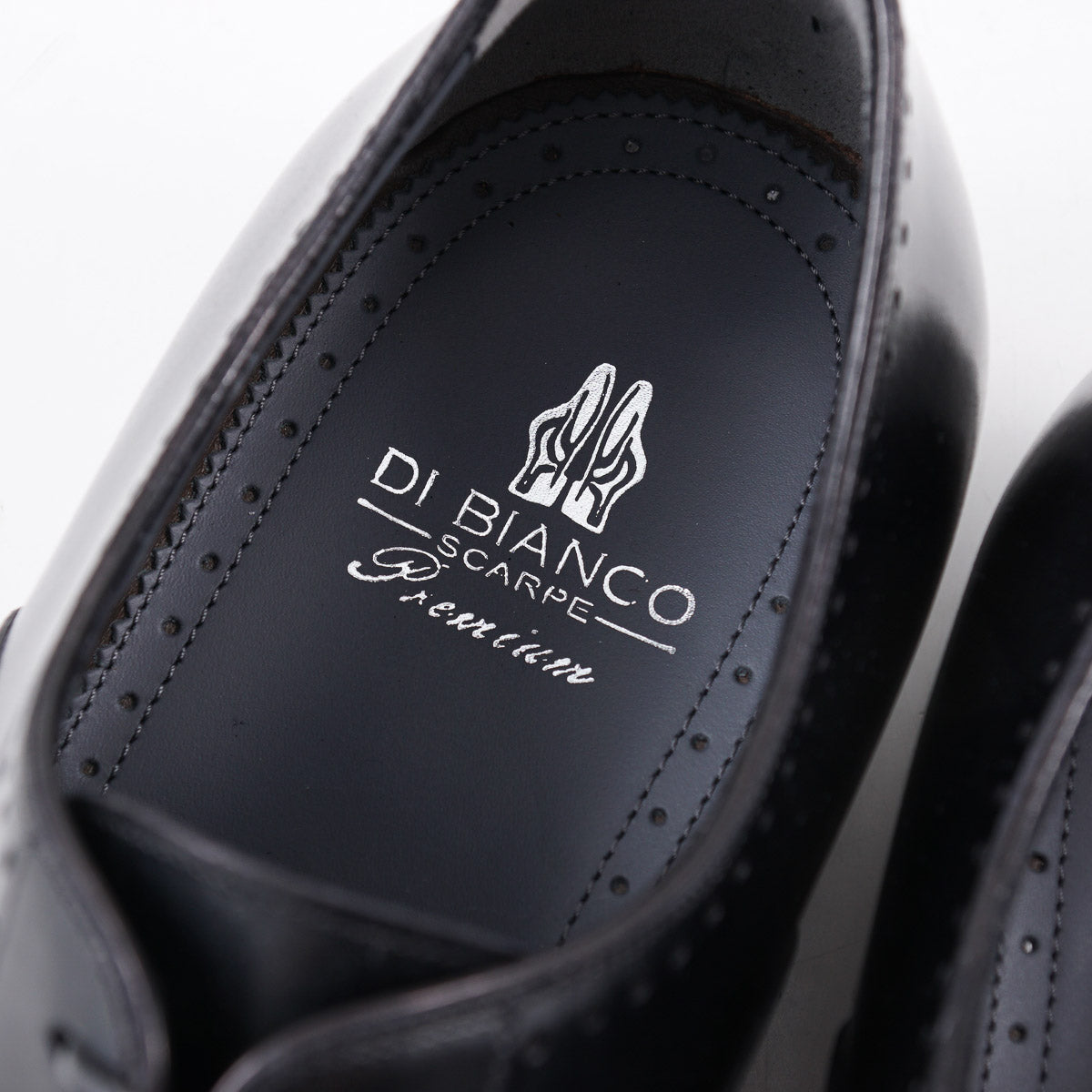 di Bianco 'Ancona' Black Calf Oxford - Top Shelf Apparel