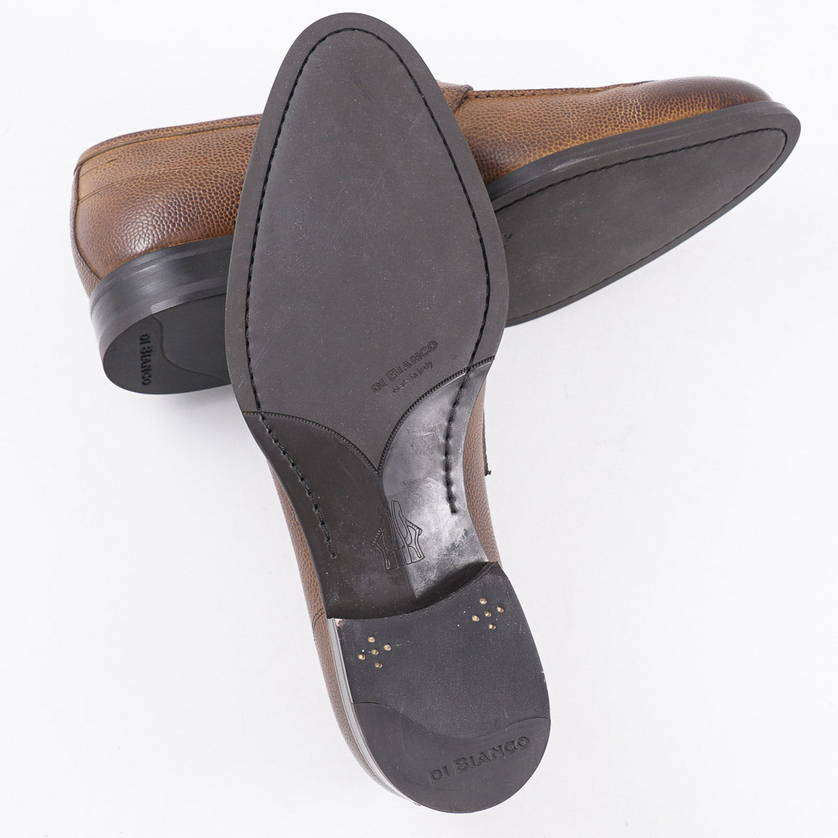 di Bianco 'Brera' Pebbled Leather Loafer - Top Shelf Apparel