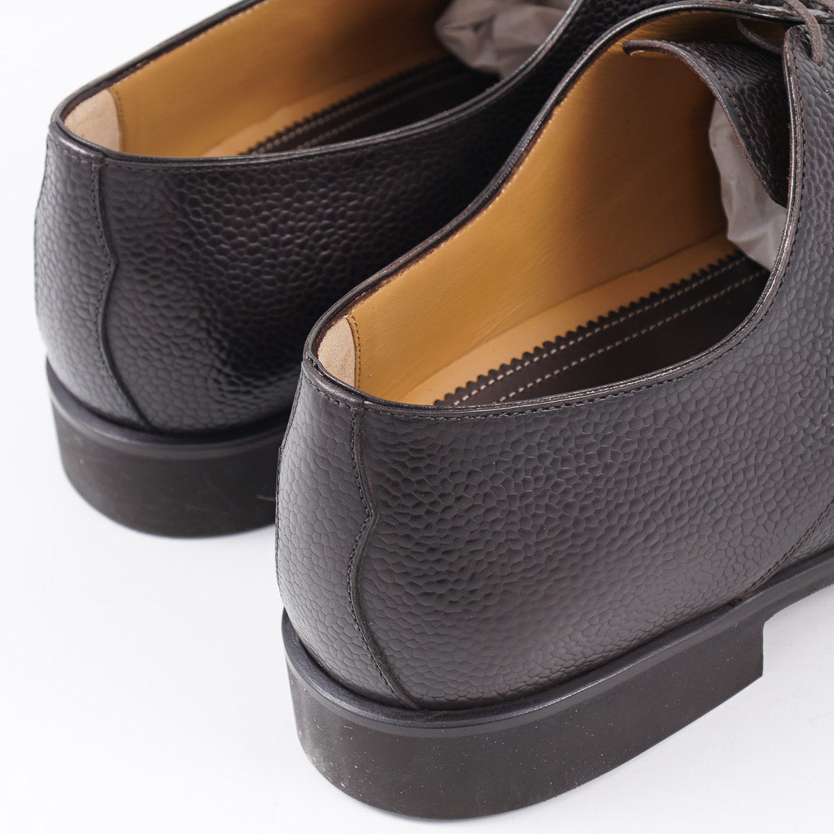 di Bianco Pebble Grained Leather Derby - Top Shelf Apparel