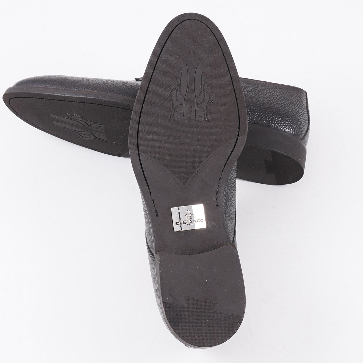 di Bianco Pebble Grained Leather Derby - Top Shelf Apparel