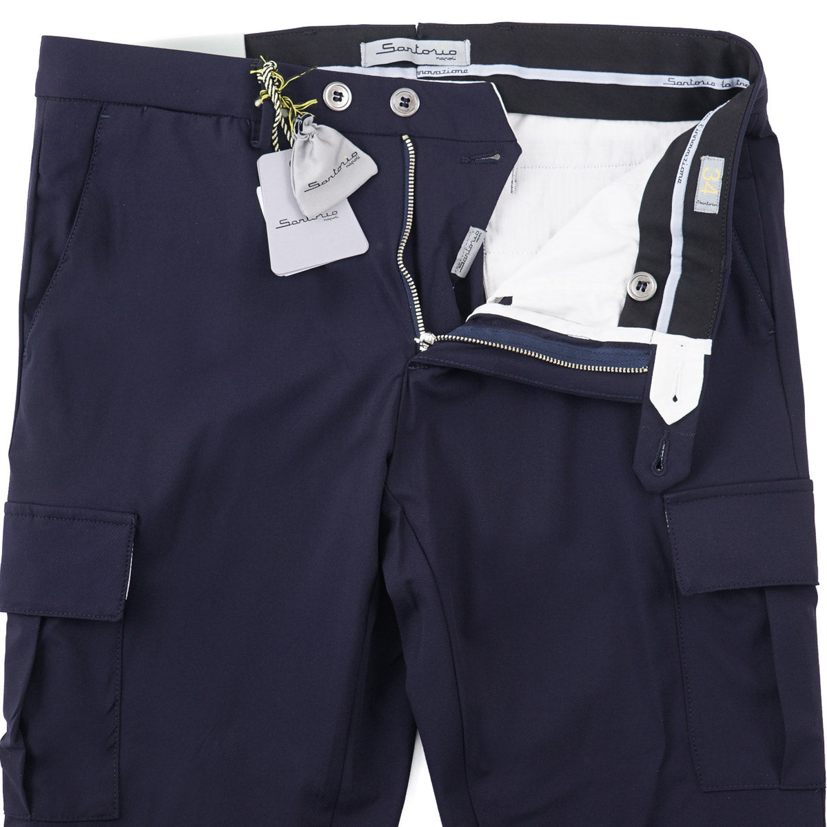 Sartorio Stretch Techno Nylon Cargo Pants - Top Shelf Apparel